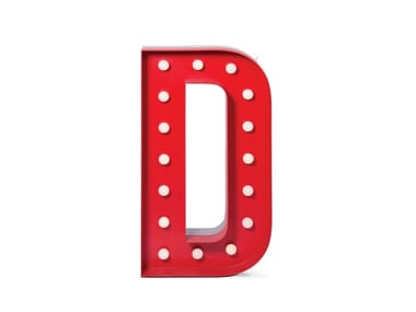 LETTER D - Light letter by Delightfull