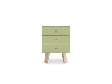 LOLLY - Kids' bedside table with drawers by Nidi