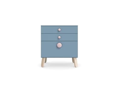 LOLLY - Lacquered chest of drawers by Nidi