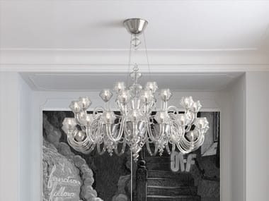 MAGRITTE - Venetian crystal chandelier by Barovier&Toso