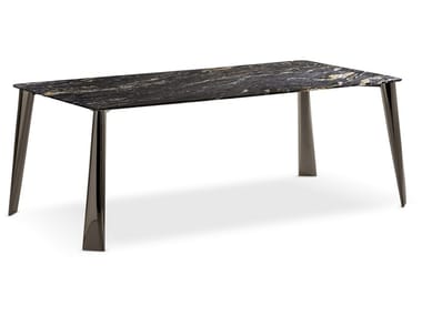 MILOS - Rectangular marble table by Cantori