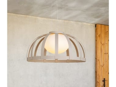 BOLS - LED polyethylene outdoor pendant lamp by Estiluz