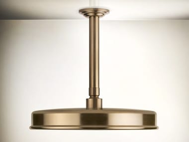 VENTI20 - Ceiling mounted metal overhead shower with arm by Gessi