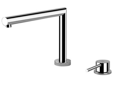 OXYGENE H.T. - 2 hole single handle chromed brass kitchen mixer tap by Gessi