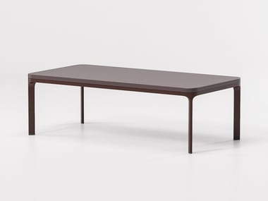 PARK LIFE - Low rectangular stone coffee table by Kettal