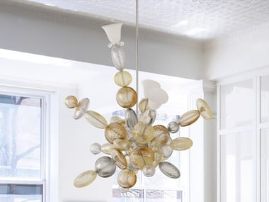PERSEUS - Venetian crystal pendant lamp by Barovier&Toso