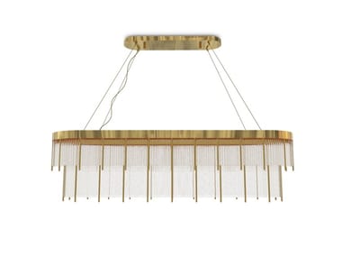 PHARO SNOOKER - Halogen adjustable crystal pendant lamp by Luxxu