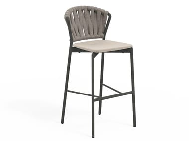 PIPER 250 - High stool in aluminum and resin by RODA