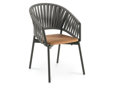 PIPER 122 - Garden polyester easy chair by RODA