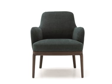 PRINCIPE MP.90/P - Fabric easy chair with armrests by Arte Brotto