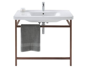 DURASTYLE - Walnut console sink by Duravit