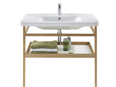 DURASTYLE - Oak console sink by Duravit