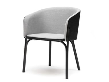 SPLIT - Upholstered easy chair by TON