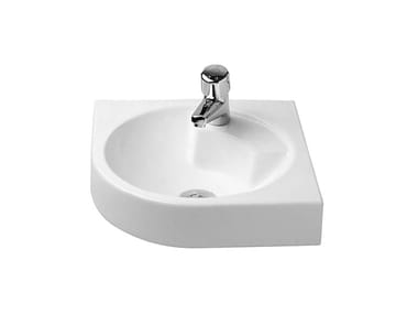 ARCHITEC - Corner ceramic washbasin by Duravit