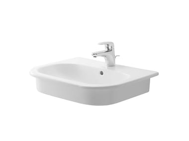 D-CODE - Inset ceramic washbasin by Duravit