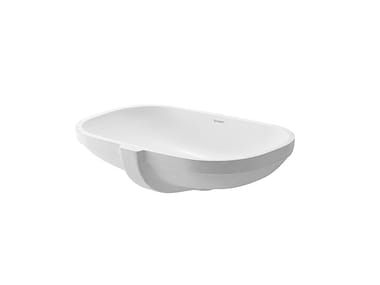 D-CODE - Undermount ceramic washbasin by Duravit