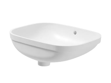 D-CODE - Undermount ceramic washbasin by Duravit