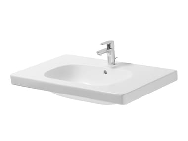 D-CODE - Rectangular ceramic washbasin by Duravit