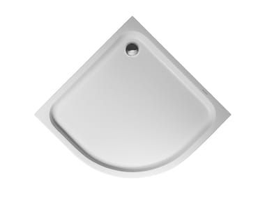 D-CODE - Corner acrylic shower tray by Duravit