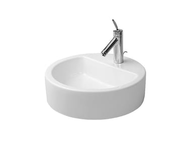 STARCK 1 - Countertop ceramic washbasin by Duravit