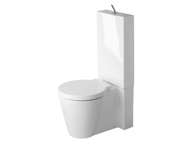 STARCK 1 - Close coupled ceramic toilet by Duravit