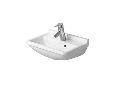 STARCK 3 - Rectangular ceramic handrinse basin by Duravit
