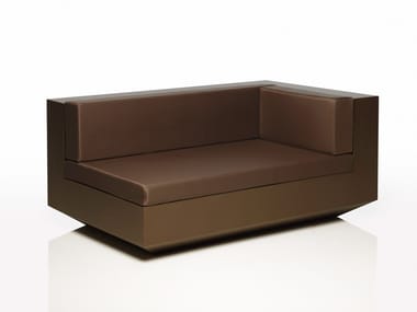 VELA L - Corner polyethylene garden sofa by Vondom