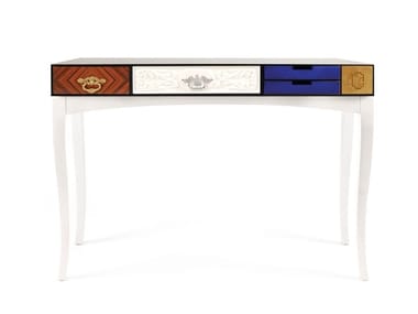 SOHO - Rectangular rosewood console table with drawers by Boca do Lobo