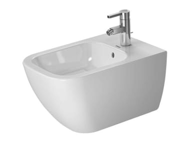 HAPPY D.2 - Wall-hung ceramic bidet by Duravit