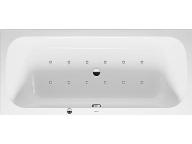 QATEGO - Rectangular hydromassage built-in bathtub by Duravit
