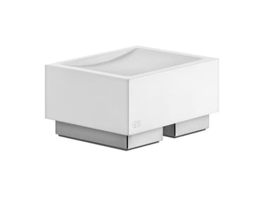 RETTANGOLO - Countertop resin soap dish by Gessi