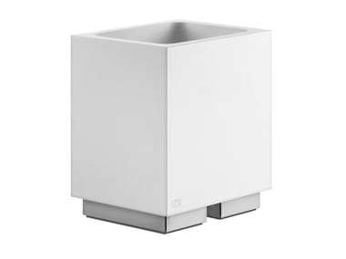 RETTANGOLO - Countertop synthetic material toothbrush holder by Gessi