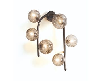 RIALTO - LED blown glass wall lamp by Longhi