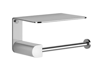 RILIEVO - Brass toilet roll holder with cover by Gessi