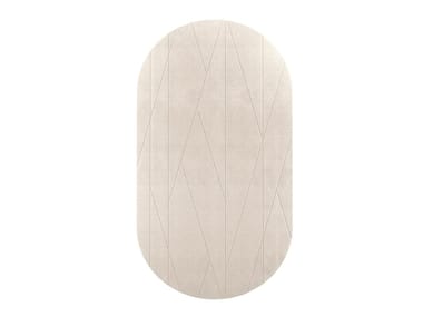 ROMA - Patterned oval rug by Turri