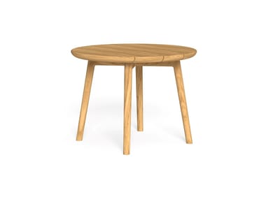 KAREN - Round teak garden table by Talenti