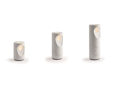 SILHOUETTE LUMINAIRE - Marble table lamp by Turri