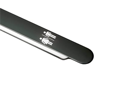 SMILE - Fluorescent metal Mirror lamp by Estiluz