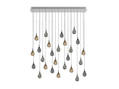 SOAP MINI 26 RECTAGULAR - LED crystal pendant lamp by bomma