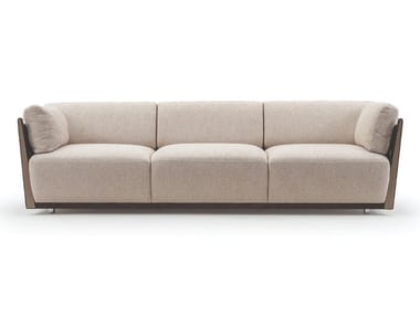 NET - Eucalyptus and fabric sofa by Turri