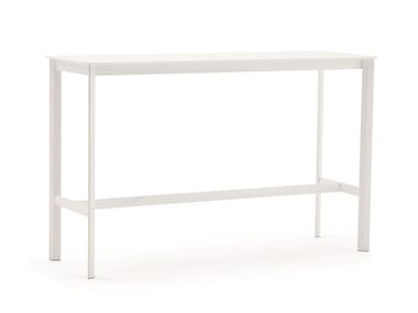 SYSTEM - Powder coated aluminium high table by Varaschin