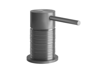 TRAME - Deck-mounted stainless steel remote control tap by Gessi