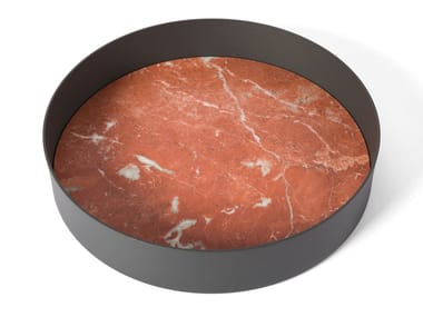 PIETRA L 01 - Round marble tray by Salvatori