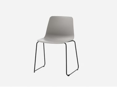 VARYA - Sled base polypropylene chair by Inclass