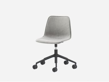 VARYA TAPIZ - Height-adjustable fabric office chair with 5-Spoke base by Inclass