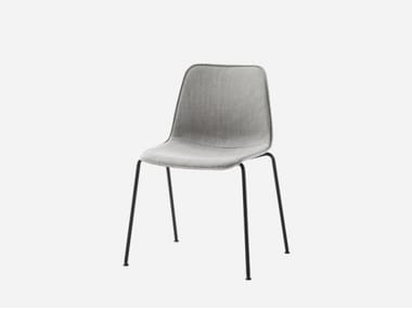 VARYA TAPIZ - Stackable fabric chair by Inclass