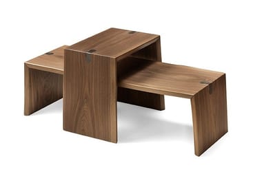 LEONARDO L1022 - Solid wood coffee table by Arte Brotto