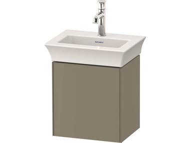 WHITE TULIP WT4240 - Single wall-mounted wooden vanity unit with doors by Duravit