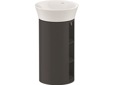 WHITE TULIP WT4239 - Floor-standing single wooden vanity unit by Duravit