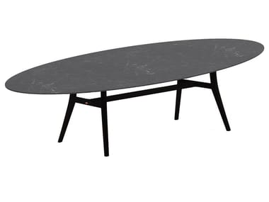 ZIDIZ - Oval ceramic garden table by Royal Botania